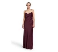 Abendkleid VERA MONT "Damen Abendkleid mit Wasserfallausschnitt", Damen, Gr. 40, Normalgrößen, rot (wild ruby), Obermaterial: 97% Polyester, 3% Elasthan. Futter: 100% Polyester., figurumspielend lang,