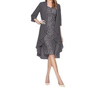 Abendkleider Elegant Für Hochzeit Festliche Kleider Für Damen Brautmutter Moderne Spitzenkleid Cocktailkleider Festlich Zweiteiler Brautmutterkleider Brautkleid Festkleider Hochzeitskleider