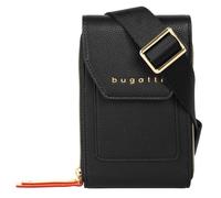 Abendtasche BUGATTI "BUGATTI Damen ELLA", Damen, Gr. B/H/T: 11cm x 17cm x 4cm onesize, schwarz, Kunstfaser, leicht glänzend, unifarben, Taschen Abendtasche (75458136-0) schwarz