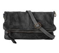 Abendtasche CLUTY, Damen, Gr. B/H/T: 20cm x 13cm x 3cm onesize, schwarz, Leder, Taschen Abendtasche, echt Leder, Made in Italy (43447318-0) schwarz