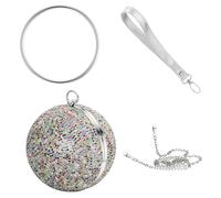 Abendtasche JULIE JULSEN "Metall mit Zirkonia multi farben", Damen, bunt, Taschen Abendtasche (21131545-0) bunt