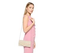 Abendtasche VERA MONT "Damen mit Raffung", Damen, Gr. ACC, gold, Polyester, Taschen Abendtasche (36718755-0) gold