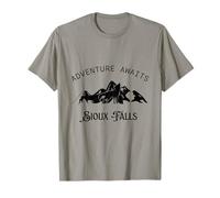 Abenteuer erwartet Urlaubsreisen Sioux Falls T-Shirt