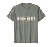 Aber Heit! Vogtländisch - Original Vogtland T-Shirt, Herren, Heidekraut/Armeegrün, M