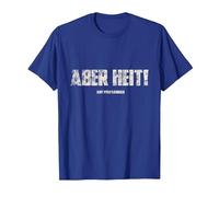 Aber Heit! Vogtländisch - Original Vogtland T-Shirt, Herren, Königsblau, M