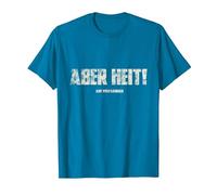 Aber Heit! Vogtländisch - Original Vogtland T-Shirt, Herren, Saphir, 3XL