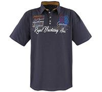 àœbergrößen Herren Polo-Shirt LV-4688, Anthrazit, 6XL