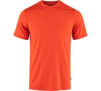 Fjällräven - Abisko Wool S/S - T-Shirt, Gr. M, rot (FlameOrange)