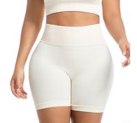 Ableholy Damen Strickshorts mit hoher Taille, vertikale Streifen, Sommer | Design mit hoher Taille, vertikales Streifenmuster, weicher Strickstoff, Sommermode, Strand-Radfahren