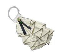 Abnehmbarer Kragen aus viktorianischer Spitze mit Rüschenbesatz und verstellbarem Verschluss, ideal für Bühnenshows und legere Fashion Partys