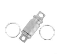 Abnehmbarer Schnellverschluss-Schlüsselanhänger mit 360-Grad-Drehung, aus TC4-Legierung, geeignet für Auto, Hausschlüssel, Brieftaschen und Rucksäcke (Typ 2)