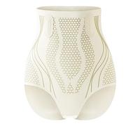 Abnehmen Schnell Fettverbrenner 2023 PEARLMOON Ice Silk Ion Fiber Repair Waist Trainer Tummy Control Panty Honeycomb Fiber Restoration Shaper Glatte Schlankheits-Slips Hoher Taille Miederhose
