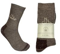 Abolengo de Alpaca Feinste Alpakasocken mit 80% Baby Alpaka, besonders weich und warm, braun, 39-42