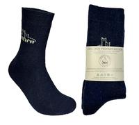 Abolengo de Alpaca Feinste Alpakasocken mit 80% Baby Alpaka, besonders weich und warm,dunkelblau, 43-46