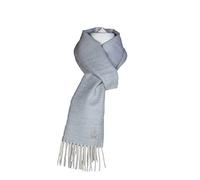 Abolengo de Alpaca Royal Baby Alpaka Schal, premium Qualität, super soft und anschmiegsam, 30x200cm, hellgrau