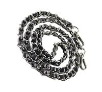 ABOOFAN 1 Stück Metall Schultertaschenkette 1,2m mit Abnehmbarem Verschluss Ersatz Kettenriemen für Damen Umhängetaschen Strapazierfähig und Glatt Passend für Vielseitige Taschen