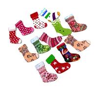 ABOOFAN 100stücke Titel Bunte Holzknöpfe Für Weihnachtsprojekte Kreative Knöpfe Zur Dekoration Von Socken Und Bastelarbeiten Fünf-punkte-beschreibung Für Kreative Bastelprojekte Um