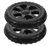 ABOOFAN 2 Stück Ersatzräder für Faltbaren Einkaufstrolley Robuste Leicht zu Installierende Ersatzrollen mit Hoher Tragfähigkeit für Supermarkt Klapp einkaufswagen Praktische