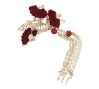 ABOOFAN 2stücke Blumenquasten Haarspangen mit Nadel Stirnhaarspangen für Feines Haar Haarschmuck für Mädchen und Hochzeiten Dekorative Haarnadeln