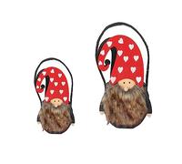 ABOOFAN 3 Sätze Aufbewahrungskorb Aus Filz Weihnachtsplätzchen-boxen Urlaub Süßigkeitentüte Kühlkorb Einkaufskorb Weihnachtsgeschenke Weihnachtsgeschenktüte Süßigkeitentasche 2 Stück * 3