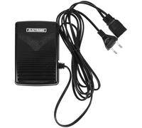 ABOOFAN DREI Loch Rund Fußpedal für Nähmaschine Multifunktionaler Steuerungsfuß Universalpedal mit Eu stecker Kompatibel mit Haushaltsnähmaschinen Einfache Geschwindigkeitsregelung