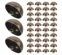 ABOOFAN Knopf Pilz 50 Stück 20mm Halbkugelförmige Metallknöpfe zum Annähen an Kleidung mit Glatter Oberfläche aus Zinklegierung für Anzüge und Mäntel bei Nähprojekten