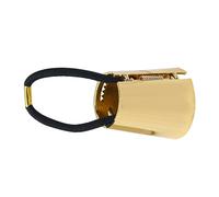 ABOOFAN Metall Haarspange aus Legierung mit Elastischem Design Sichere Pferdeschwanzmanschette für Sport und Yoga Zart und Modisch in Gold
