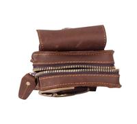 ABOOFAN Retro Echtleder Gürteltasche Herren Multifunktionale Handytasche Outdoor Sport Bauchtasche Praktisch Langlebig Komfortabel Für Alltag Shopping Freizeit Geschenk