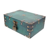 ABOOFAN Vintage Holz Schmuckkasten Mit Zahlenschloss Eleganter Holzschmuck Organizer Schmuckschatulle Für Ringe Armbänder Und Ohrringe Stilsichere Aufbewahrungsbox Im Nostalgie-design Für