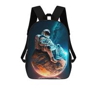 Above The World Rucksack 3D-gedruckter Schulrucksack Für Jungen, Reiserucksack Mit Hohem Fassungsvermögen, Bücherrucksack, Schulrucksack Für Jungen, Mochila 17inch