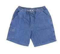 Abraxas Cargo-Jeans-Bermuda großen Größen, hellblau, Größe:5XL