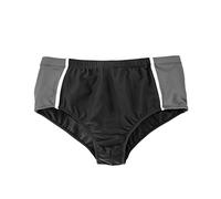 Abraxas Große Größen Badehose schwarz-grau, Größe:5XL