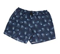 Abraxas Herren Badeshorts Quallen Blau ? Große Größen Badehose mit maritimem Print 3XL/29K
