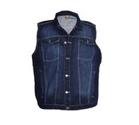 Abraxas Jeansweste dunkelblau stonewash, Größe:8XL