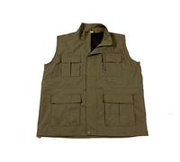 Abraxas Outdoor- Weste Herren - Übergröße, Khaki, Größe:4XL