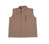 Abraxas Outdoor-Weste Herren - Übergröße, Sand, Größe:5XL