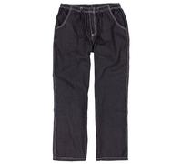 Abraxas Schlupfhose, Jogging- Jeans mit elastischem Bund in Übergrößen bis 12XL, schwarz