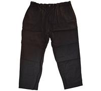 Abraxas Übergrößen Zipp-Off-Jeans Schlupf-Jeans Gummibund Schwarz 8XL