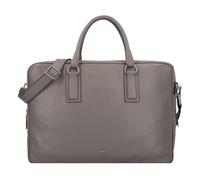 abro Adria Aktentasche Leder 40 cm zinc Herren