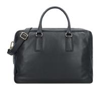 abro Adria Schultertasche Leder 39 cm black-gold
