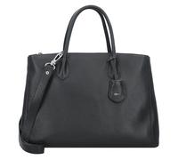abro Adria Shopper Tasche Leder 41 cm Laptopfach black-nickel
