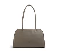 Abro Agave Amara Schultertasche taupe, genarbtes Leder, Damen