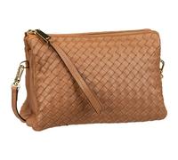 abro Leather Piuma Weaving Crossbody Bag Threefold Cuoio