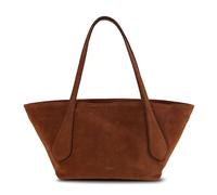 Abro Schultertasche Carina Leder 26 cm Braun