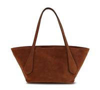 Abro Schultertasche Carina Leder 26 cm Braun