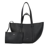 abro Cosmo Shopper Tasche Leder 42 cm schwarz