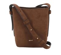 abro Leather Suede Crossbody Bag Cosmo Wood