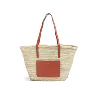 Abro Dalia Gemma Shopper beige/orange, Naturfaser, Damen