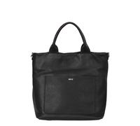 Abro Dalia Raquel Shopper schwarz mit silbernen Details