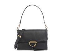 Abro Dalia Temi Stitch Schultertasche schwarz, Leder, Damen